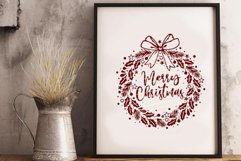 Wreath Ribbon cutting file SVG DXF FCM Product Image 6