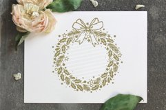 Wreath Ribbon cutting file SVG DXF FCM Product Image 3