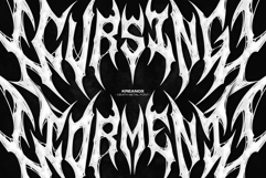Kreanox | Black Metal Font Product Image 2