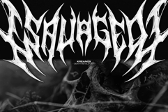 Kreanox | Black Metal Font Product Image 3
