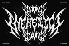 Kreanox | Black Metal Font Product Image 6