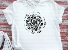 Circle Butterfly Cutting file SVG DXF Product Image 2