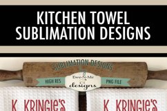 Kringles Gingerbread | Kitchen Towel Sublimation Designs Product Image 4