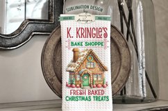 Kringles Gingerbread | Kitchen Towel Sublimation Designs Product Image 3