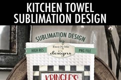 Kringles Tree Farm | Dish Towel Sublimation Design Product Image 2