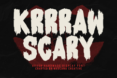 Krrraw Brush Handmade Display Font Product Image 1