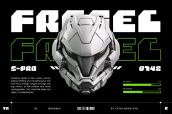 Krugerz - Futuristic Bold Square Sans - Modern Geometric Exp Product Image 6