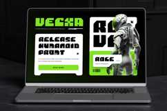 Krugerz - Futuristic Bold Square Sans - Modern Geometric Exp Product Image 9