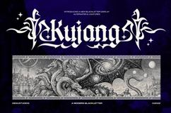 Kujang | Modern Blackletter Product Image 1