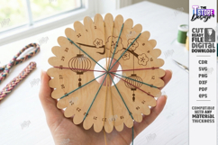 Kumihimo Disc Laser Cut | Braiding Board | Craft | Jewelry Product Image 1