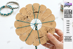 Kumihimo Disc Laser Cut | Braiding Board | Craft | Jewelry Product Image 1
