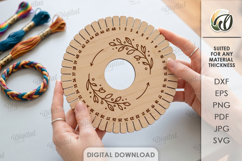 Kumihimo Disks Bundle Laser Cut. Braiding Tool SVG Product Image 13