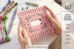 Kumihimo Disks Bundle Laser Cut. Braiding Tool SVG Product Image 8