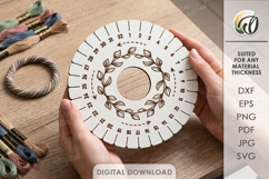 Kumihimo Disks Bundle Laser Cut. Braiding Tool SVG Product Image 12