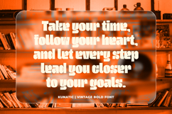 Kunatic - Retro Bold Font Product Image 5