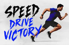 Kuru Trapin Energetic Brush Font Product Image 2