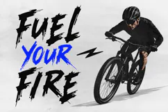 Kuru Trapin Energetic Brush Font Product Image 3