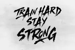 Kuru Trapin Energetic Brush Font Product Image 4