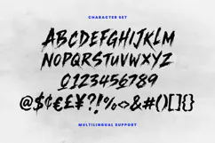 Kuru Trapin Energetic Brush Font Product Image 5