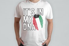 It's in my DNA Kuwait Flag Fingerprint PNG Sublimation Product Image 2