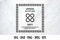 1st day of Kwanzaa. Seven Principles of Kwanzaa typography Product Image 1