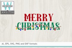 Christmas SVG - Merry Christmas Product Image 2