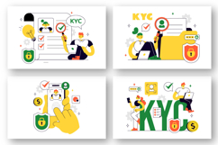 10 KYC Vector Illustration Product Image 3