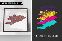 Map, Mandala SVG, layered, cut file, bundle, patriotic, clip art, banners, scrapbook, party invitations, covers, accessories, birthdays, t-shirts, mugs, stencils, pillow- design, wall art, greeting cards, cricut svg, map, mandala, silhouette, cut file, pa