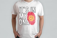 It's in my DNA Kyrgyzstan Flag Fingerprint PNG Sublimation Product Image 2