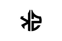 KZ logo design Product Image 1