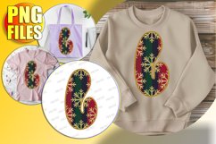 L Doodle Letter Style PNG Creative Winter Character! Product Image 1