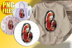 L Doodle Letter Valentine Playful Festive Vibe! Product Image 1