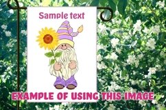 Gnome Sunflower Clipart Summer Garden Sublimation design Product Image 4