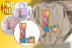 L Doodle Letter Valentine Playful Sweet Heart! Product Image 1