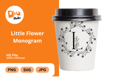 Little Flower Monogram Product Image 1