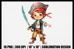 16 Cartoon Pirates PNG Bundle Product Image 6