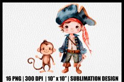 16 Cartoon Pirates PNG Bundle Product Image 7