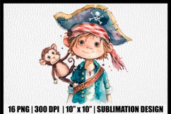 16 Cartoon Pirates PNG Bundle Product Image 2