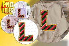 L Doodle Letter Style Figure Joyful Festive Design! Product Image 1