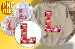 L Doodle Letter Style Unit Festive Character Design! Product Image 1