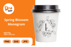 Spring Blossom Monogram Product Image 1