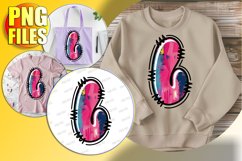 L Doodle Letter Valentine Joyful Bright Vibe! Product Image 1