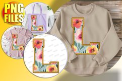 L Doodle Letter Loving Heart Whimsical Charm! Product Image 1