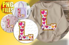 L Doodle Letter Valentine Bright Joyful Spirit! Product Image 1