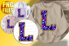 L Doodle Letter Style Clipart Bright Holiday Character! Product Image 1