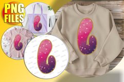 L Doodle Letter Valentine Sweet Whimsical Heart! Product Image 1