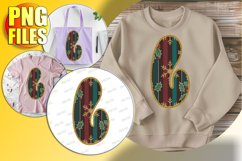 L Doodle Letter Style PNG Whimsical Holiday Fun! Product Image 1