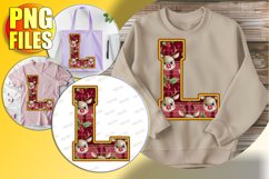 L Doodle Letter Style Unit Festive Character Design! Product Image 1