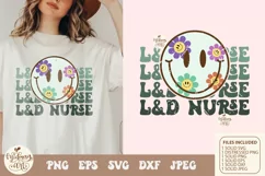 Labor and Delivery Nurse png svg, sublimation design Product Image 1
