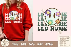Labor and Delivery Nurse png svg, sublimation design Product Image 2